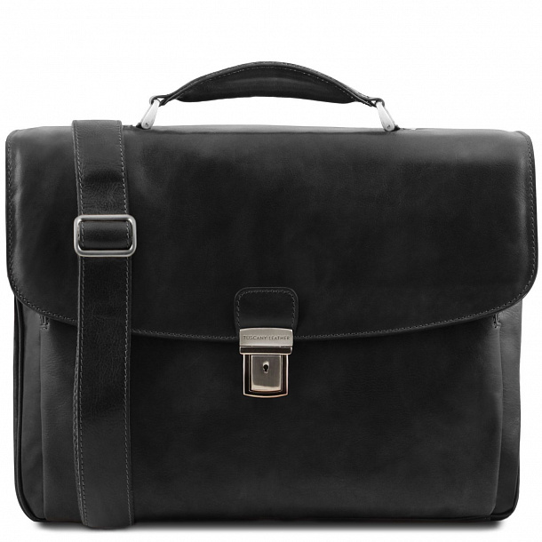 Alessandria - кожаный умный портфель для ноутбука Alessandria - кожаный умный портфель для ноутбука